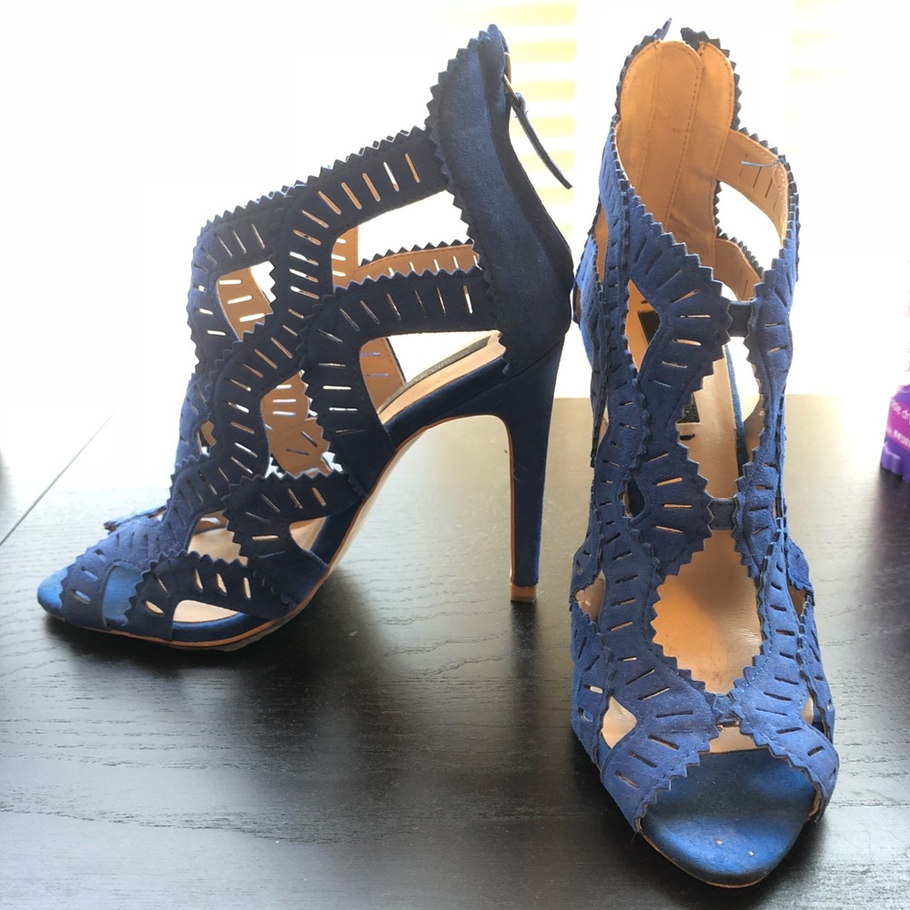 Zara royal blue heels - Picture 2 of 5